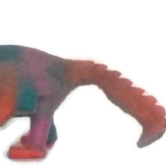 NEW ~ Felt Dinosaur Handmade in Nepal 34cm x 10cm and 110grams. - Picture 3 of 11